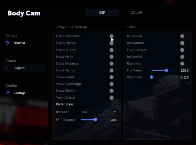 BODYCAM MENU.png