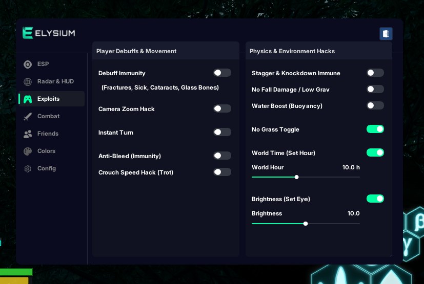 The Isle Lizard exploits menu