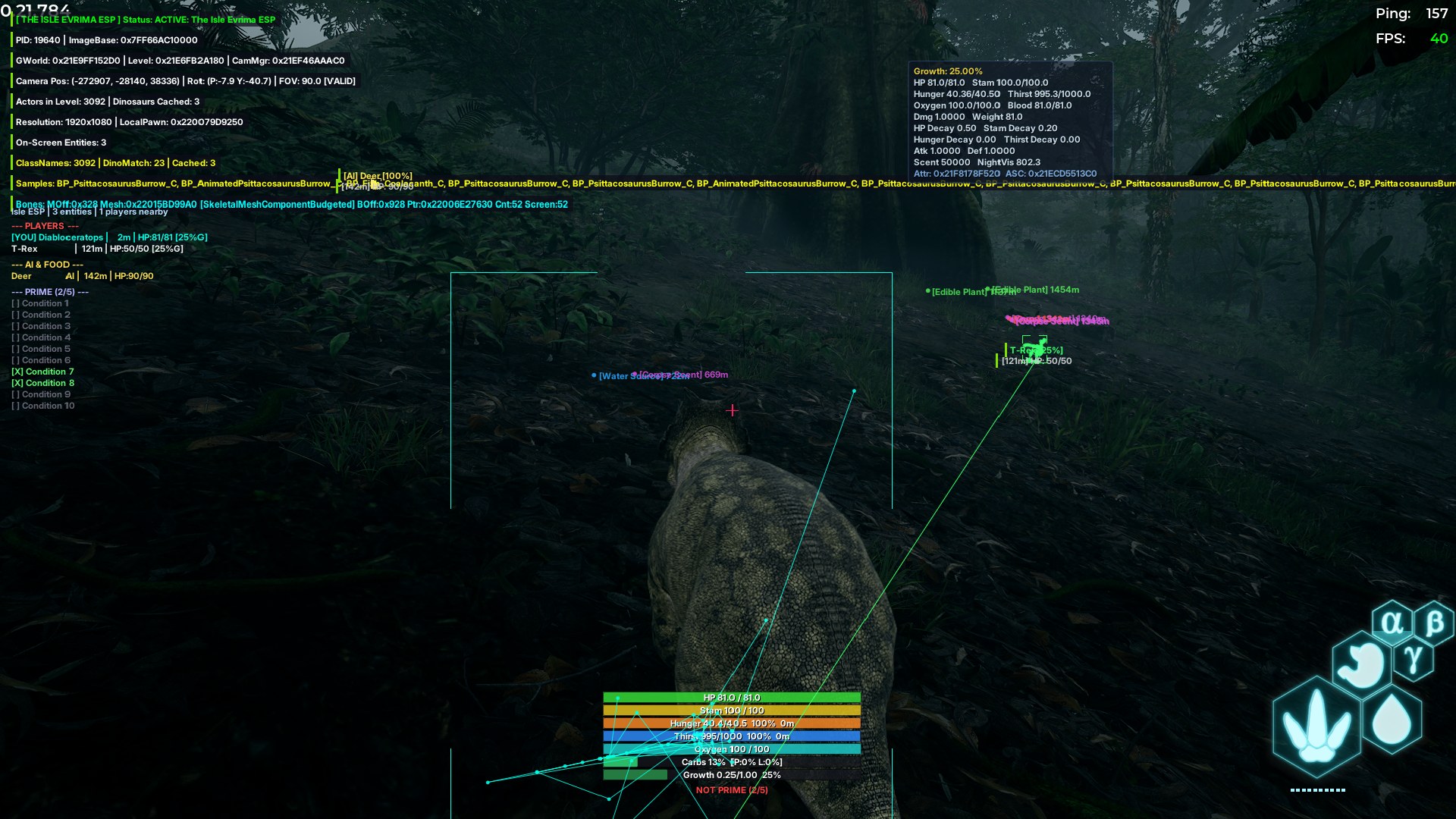 The Isle Lizard in-game ESP