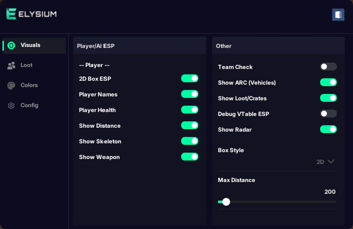 arc-raiders-visuals-cheat-menu