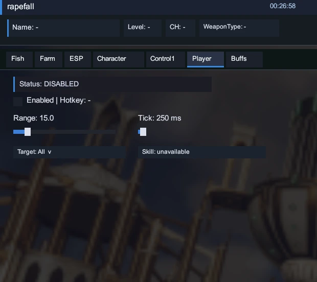 player-menu