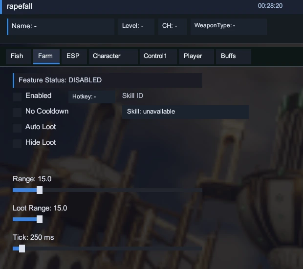 quinfall-bot-cheat-farm-grinding
