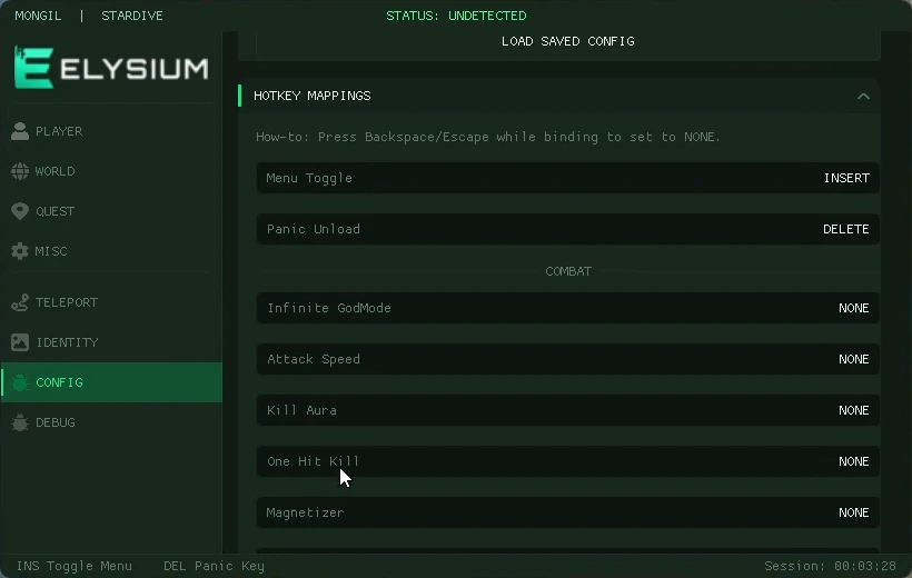stardive-config-cheat-menu